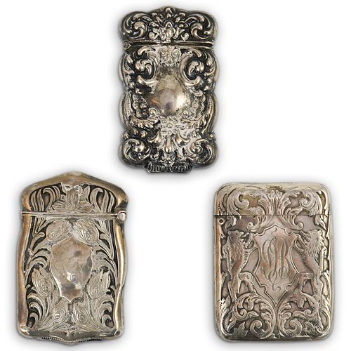  3 PC ANTIQUE STERLING SILVER 3906f4