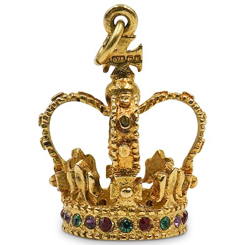 IRISH 18K GOLD PRECIOUS STONE CROWN