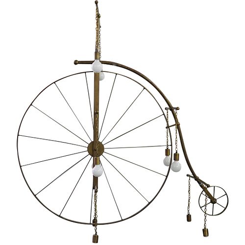LIFE SIZE BRASS PENNY FARTHING 3907ff