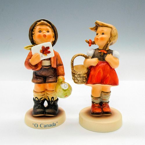 2PC GOEBEL HUMMEL FIGURINE, FREE