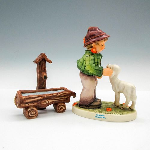 2PC GOEBEL HUMMEL FIGURINE SHEPHERD 39092a