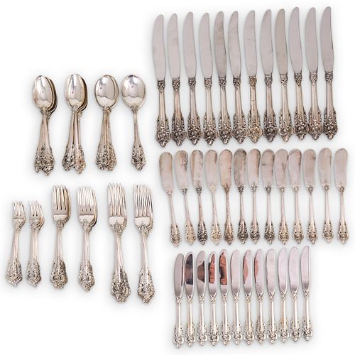 (97 PC) STERLING WALLACE GRAND BAROQUE