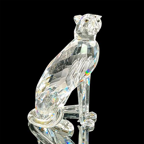 SWAROVSKI CRYSTAL FIGURINE CHEETAHLead 39095d