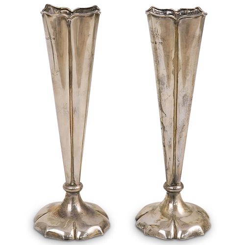 ENGLISH STERLING WEIGHTED CANDLESTICKSDESCRIPTION  390974