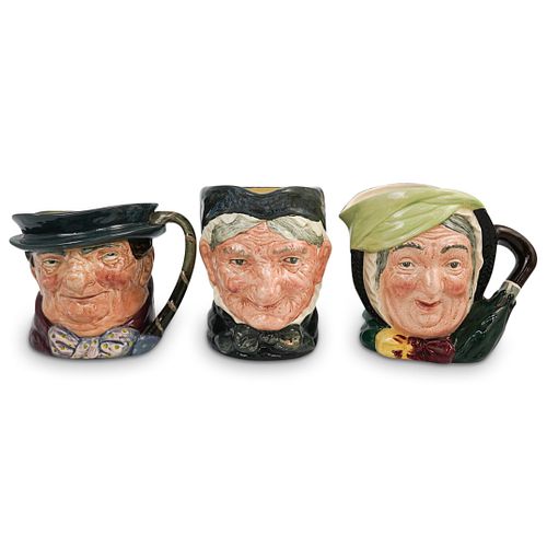 (3 PC) ROYAL DOULTON PORCELAIN TOBY