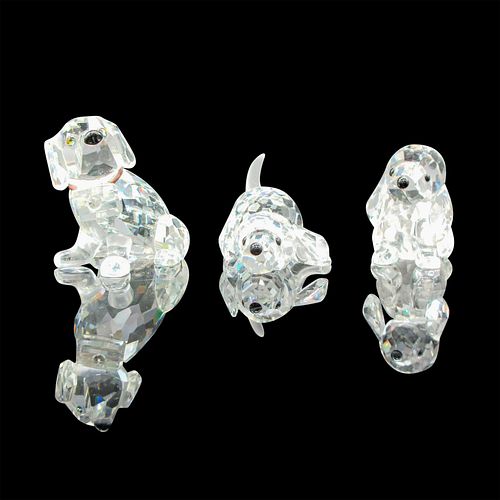 3PC SWAROVSKI CRYSTAL FIGURINES  3909e3