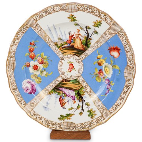 MEISSEN PORCELAIN CABINET PLATEDESCRIPTION  3909ee