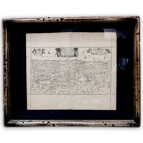 ANTIQUE RICHARD PALMER MAP OF THE 390a84