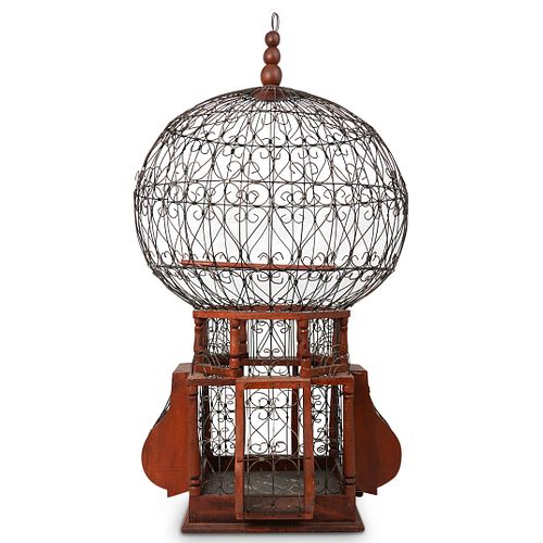 VINTAGE VICTORIAN BIRDCAGEDESCRIPTION  390b2c