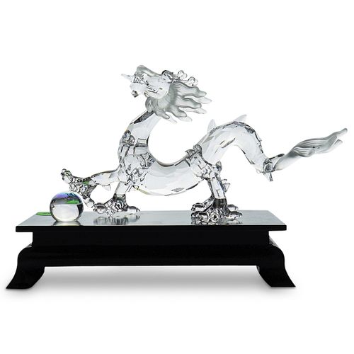 SWAROVSKI CRYSTAL DRAGON FIGURINEDESCRIPTION: