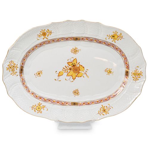 HEREND CHINESE BOUQUET PLATTERDESCRIPTION  390bb5