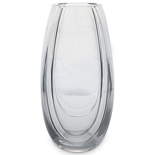 VAL SAINT LAMBERT CRYSTAL VASEDESCRIPTION  390c2e