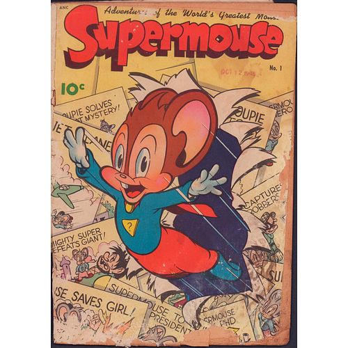 VINTAGE SUPERMOUSE COMICBOOK ISSUE 390c3e