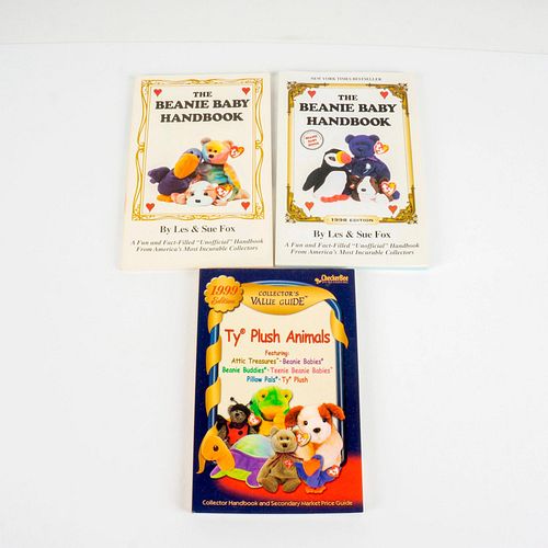 3 PAPERBACK BOOKS, TY BEANIE BABIESVintage