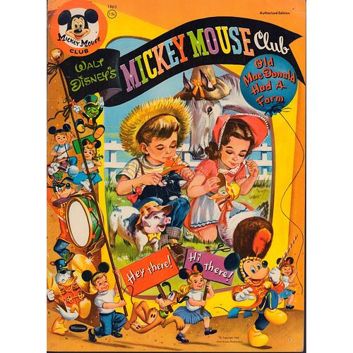 WDP MICKEY MOUSE CLUB COLORING BOOK,