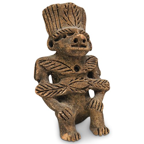 PRE COLUMBIAN STYLE EFFIGY STATUEDESCRIPTION  390dc3