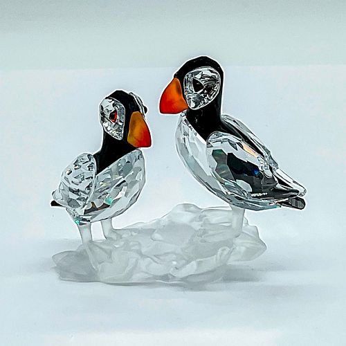 PUFFINS SWAROVSKI SILVER CRYSTAL 390e23