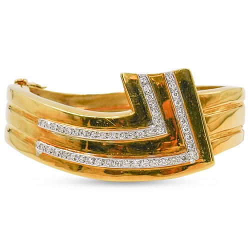 18K DIAMONDS LADIES BANGLEDESCRIPTION  390ea5