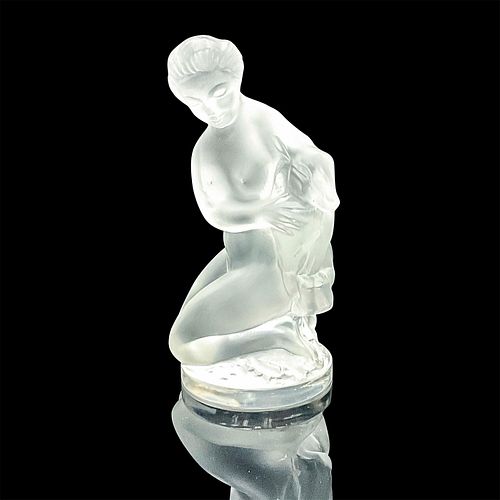 LALIQUE CRYSTAL DIANA AND THE FAWN