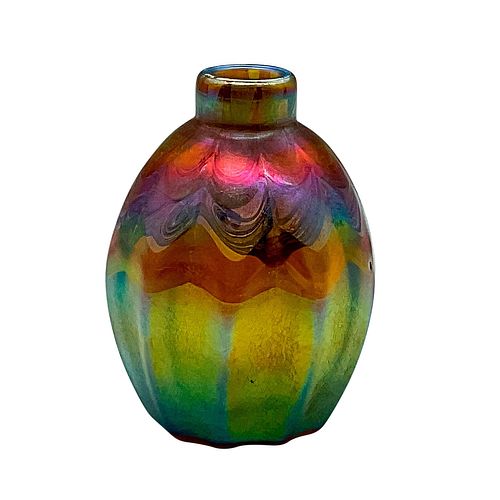 VINTAGE IRIDESCENT SMALL GLASS