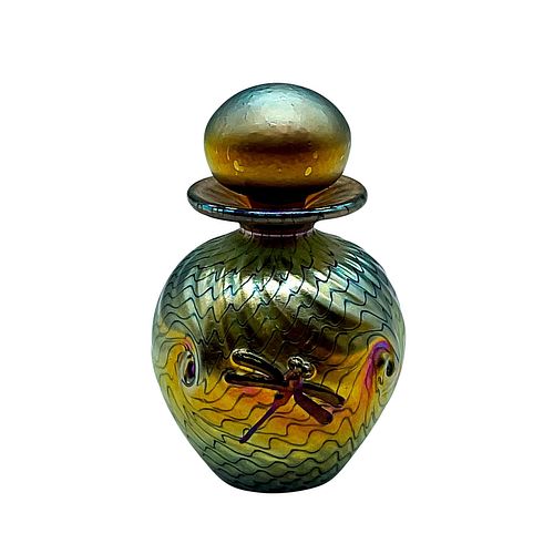 IRIDESCENT GLASS DRAGONFLY PERFUME