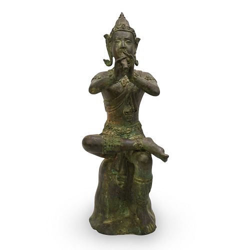 ANTIQUE BRONZE THAI FIGUREDESCRIPTION: