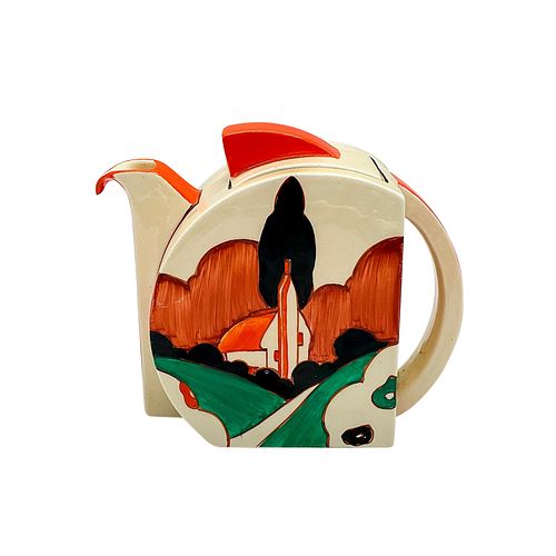 BIZARRE BY CLARICE CLIFF CERAMIC TEAPOT,