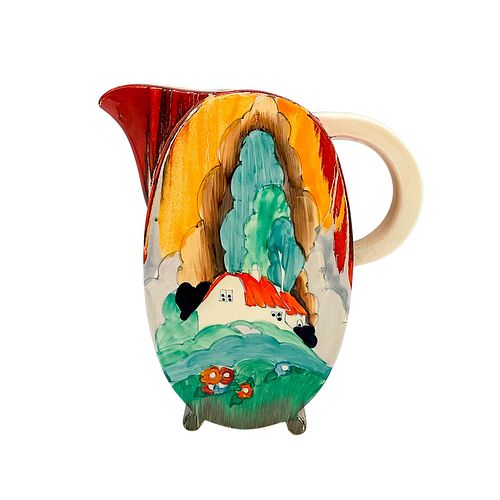 CLARICE CLIFF CERAMIC JUG, FORREST