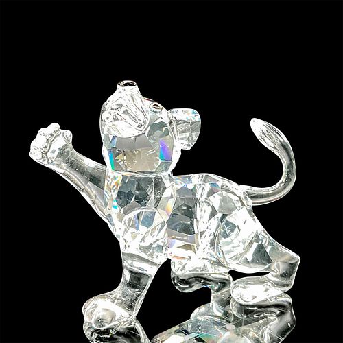 SWAROVSKI CRYSTAL FIGURINE, LION