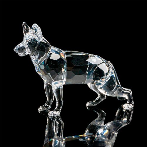 SWAROVSKI CRYSTAL FIGURE, GERMAN SHEPARD