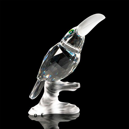 SWAROVSKI CRYSTAL FIGURE, TOUCAN-FROSTED