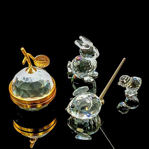 4PC SWAROVSKI CRYSTAL MINI FIGURINESIncludes