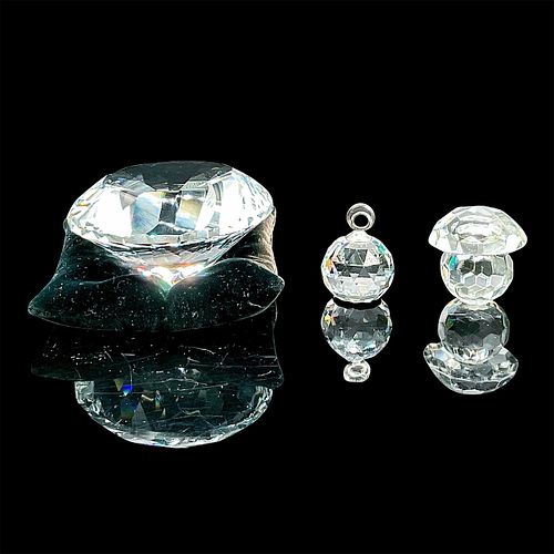 3PC SWAROVSKI CRYSTAL PAPERWEIGHTS