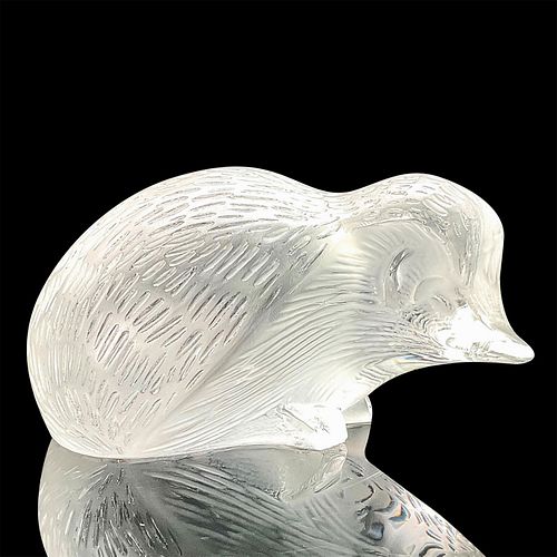 LALIQUE CRYSTAL HEDGEHOG FIGURINECute