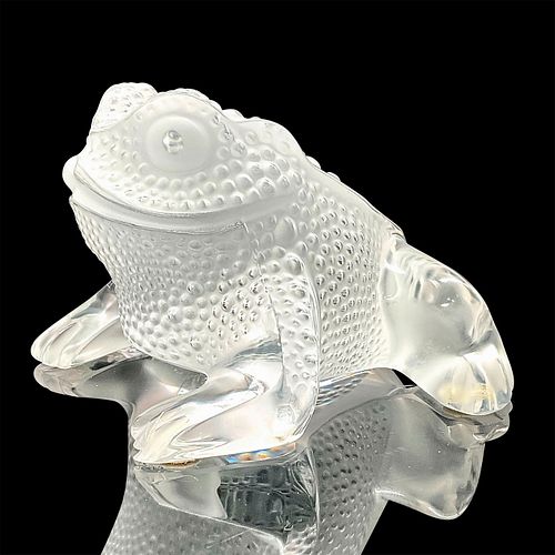 LALIQUE CRYSTAL FIGURINE TOADDelightful 39107c