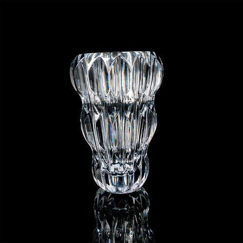 FLUTED CLEAR CUT CRYSTAL VASEBeautiful 391088