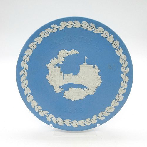 VINTAGE WEDGWOOD BLUE JASPERWARE