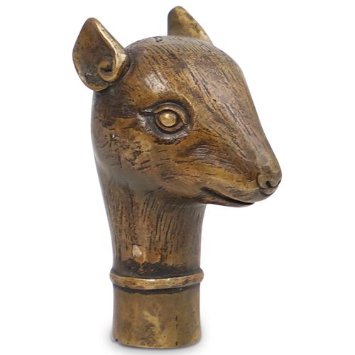 BRONZE SQUIRREL CANE TOPPERDESCRIPTION: