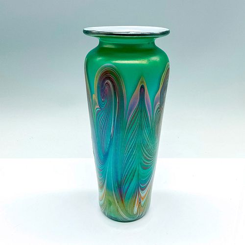 VANDERMARK STUDIO ART GLASS PEACOCK