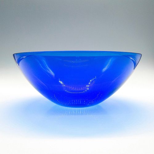 LALIQUE BLUE GLASS BOWLBeautiful 38eae2