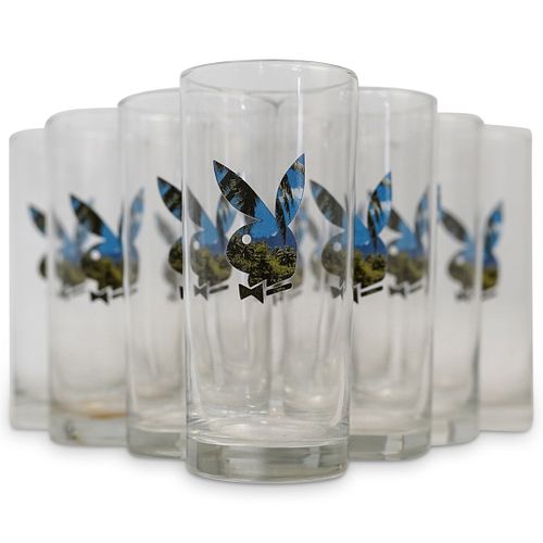  10 PCS PLAYBOY DRINKING GLASSES 38eaeb