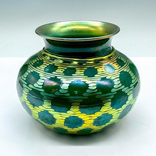 LUNDBERG STUDIOS ART GLASS GREEN 38eb06