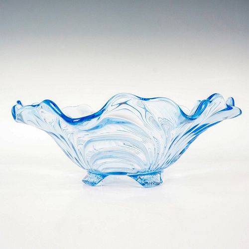 CAMBRIDGE GLASS FOOTED BOWL CAPRICEMoonlight 38eb57