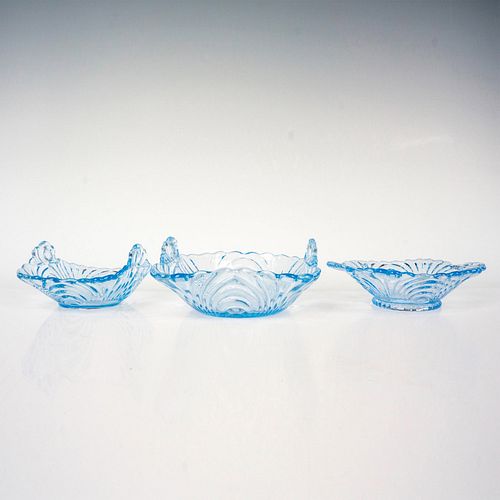 3PC CAMBRIDGE GLASS BON BON DISHES  38eb67