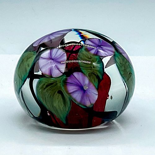 DAVID LOTTON ART GLASS PAPERWEIGHT  38eb87