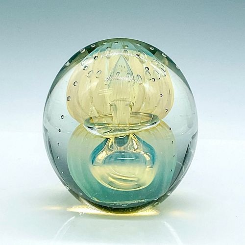 EICKHOLT ART GLASS PAPERWEIGHT  38eb97