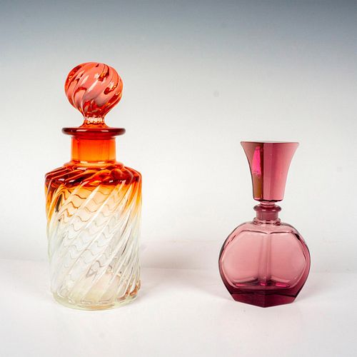2PC GLASS PERFUME BOTTLES WITH 38ebb5