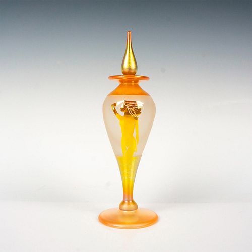 CORREIA CAMEO ART GLASS PERFUME BOTTLEA