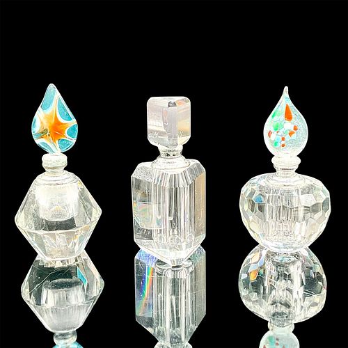 3PC VINTAGE MURANO GLASS PERFUME