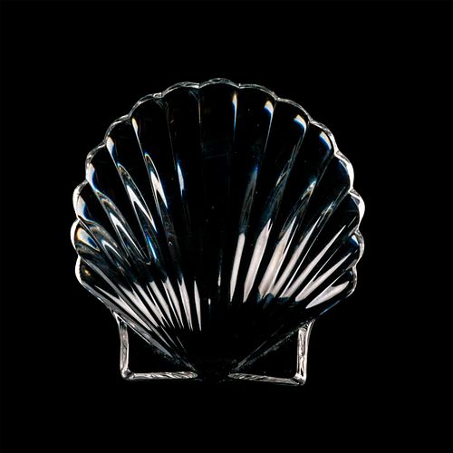 STEUBEN CRYSTAL PAPERWEIGHT, SCALLOP